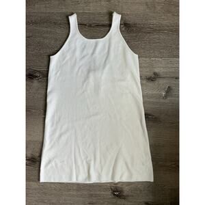 ZARA Cream Ivory Sleeveless Stretch Knit‎ Camisole Tank Top